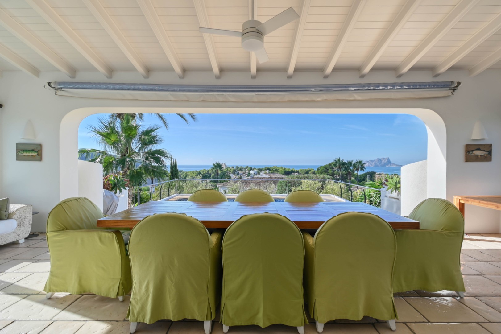 Villa mediterránea con espectaculares vistas al mar cerca de El Portet, Moraira
