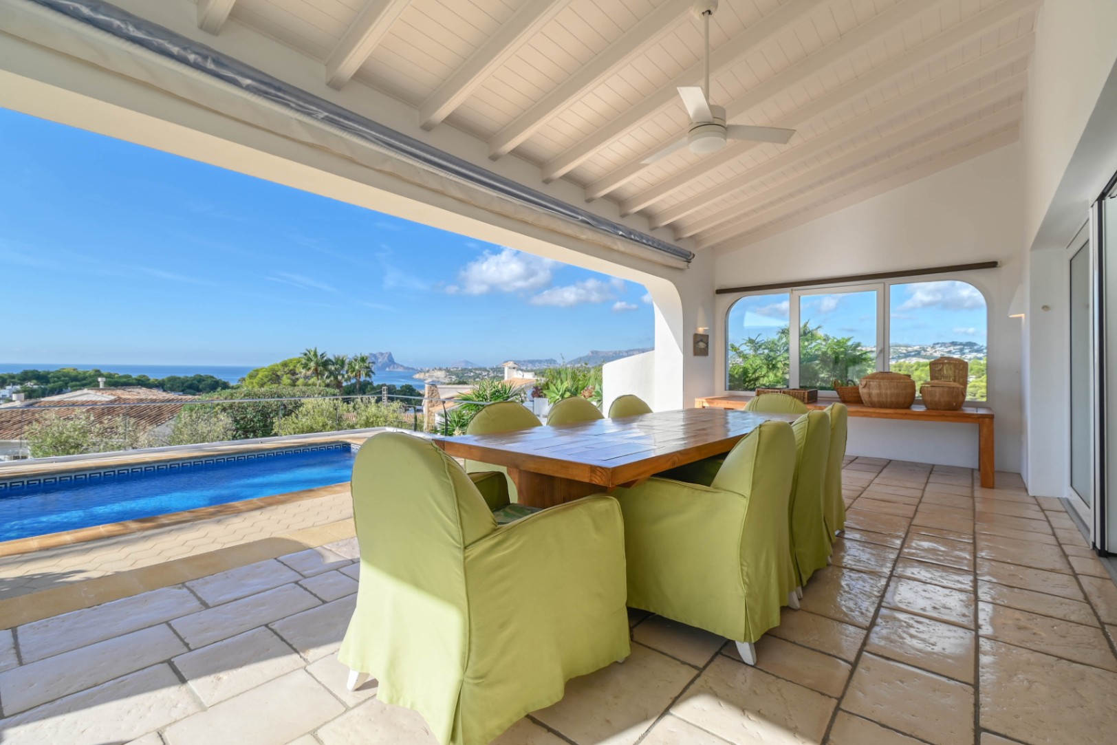 Villa mediterránea con espectaculares vistas al mar cerca de El Portet, Moraira