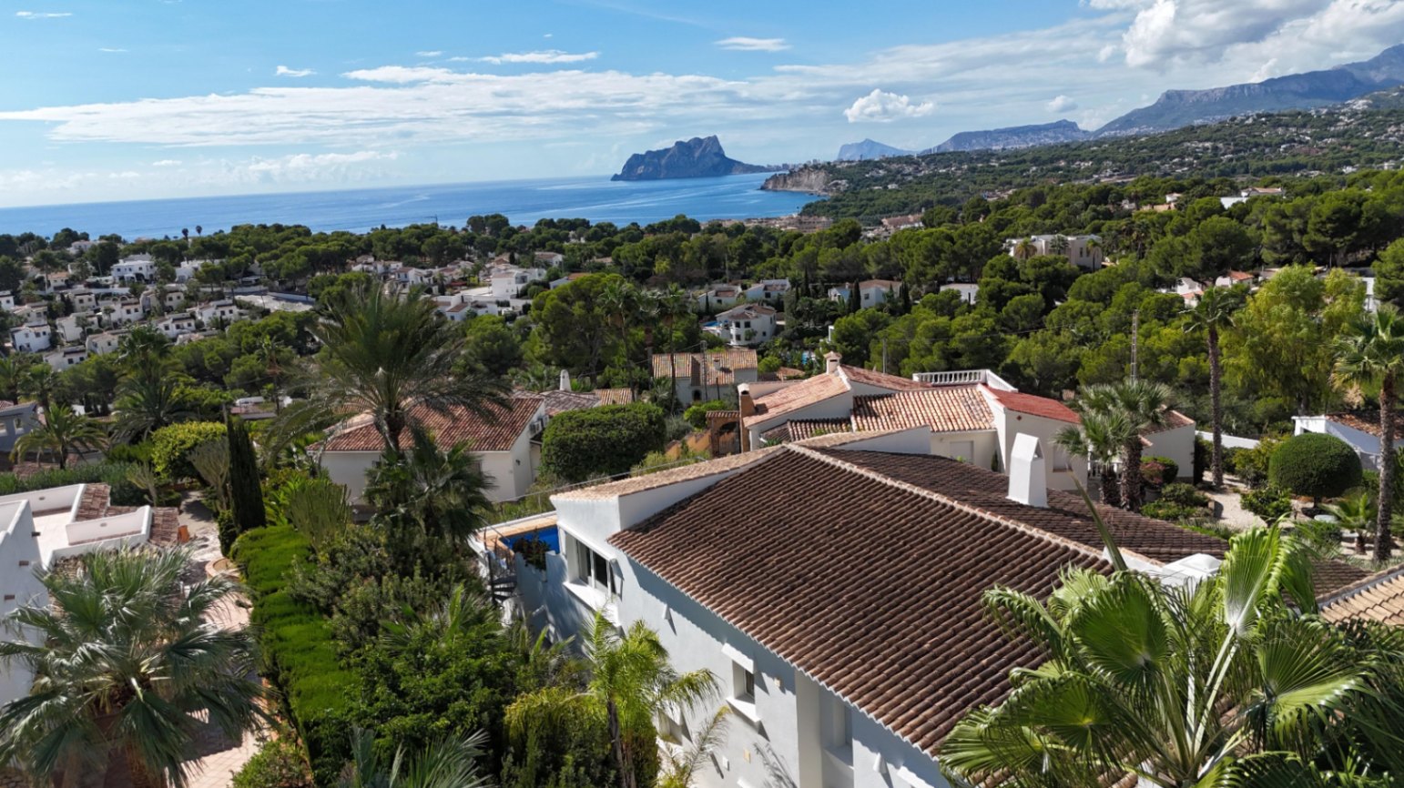 Villa mediterránea con espectaculares vistas al mar cerca de El Portet, Moraira