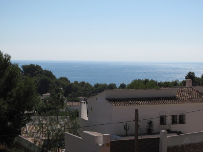 Villa en venta con vistas al mar en Moraira